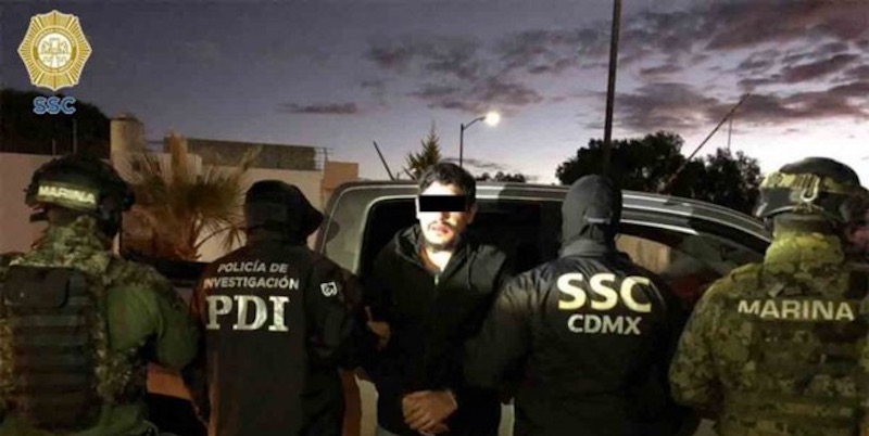 Autoridades capturan a 'El lunares', de la Unión Tepito, en Hidalgo