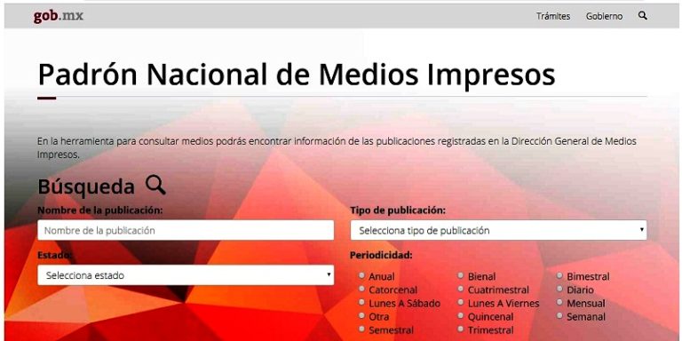 Medios estarán en padrón