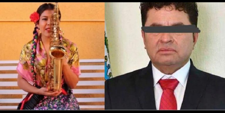 Saxofonista agredida con ácido
