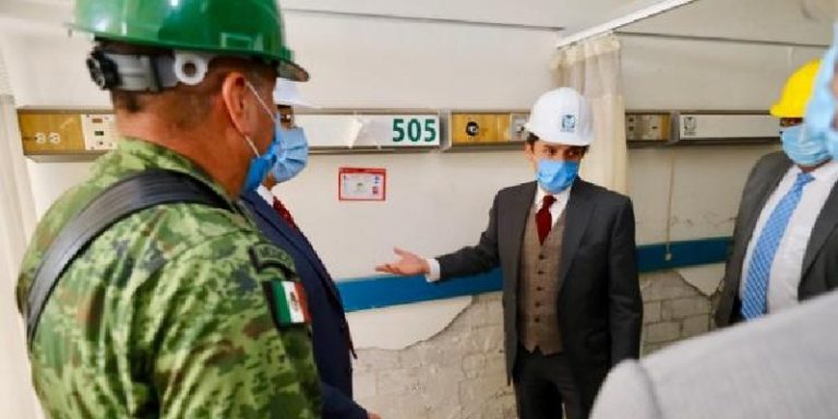 IMSS reconstrucción de hospital de S. Alejandro por Sedena