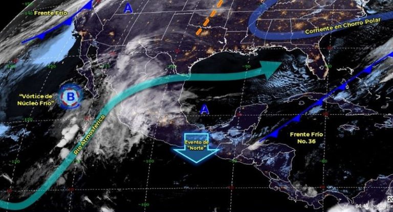 Un frente frío va otro viene, con niebla y lluvias al norte