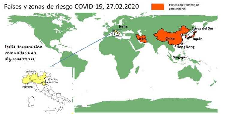 Covid-19, al 27 de febrero