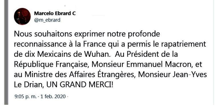 Francia apoya a México