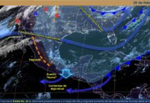 Evento de “Norte” en el Istmo y Golfo de Tehuantepec por frente frío 41