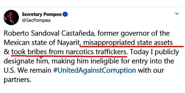 EU prohíbe entrada a ex gobernador de Nayarit