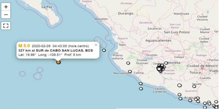 BCS, sismo sin alertas