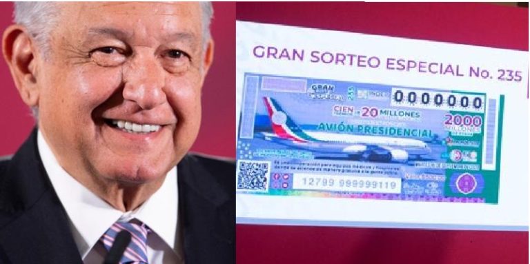AMLO, rifa de doble utilidad pública