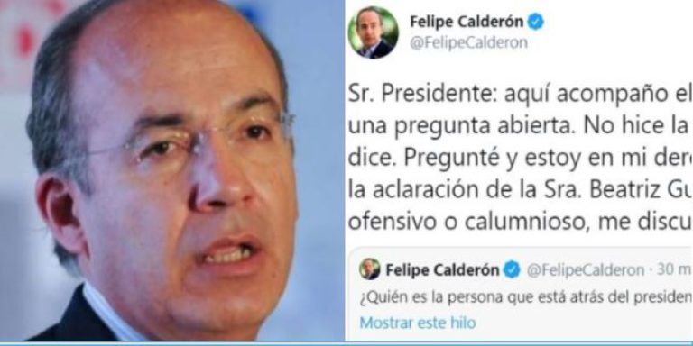 Calderón se disculpa por difundir noticia falsa de AMLO