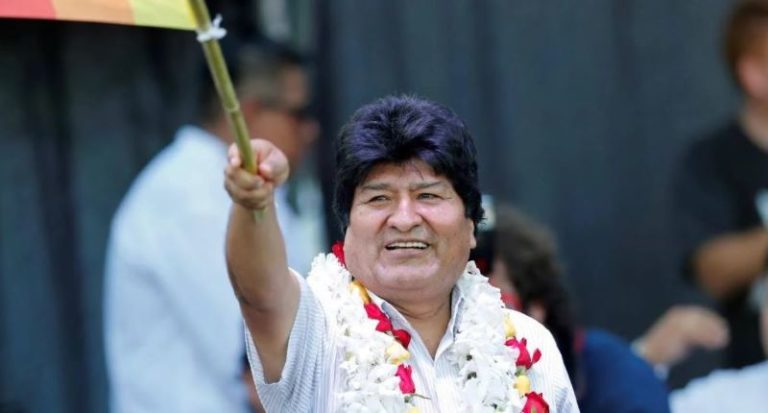Evo Morales pide acompañar al pueblo de Bolivia ante elecciones