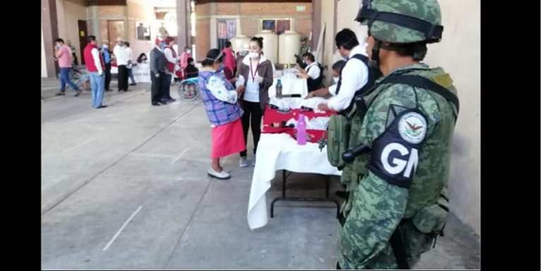 Guardia Nacional se despliega en entrega de apoyos