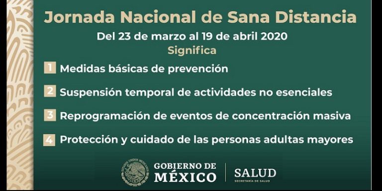 Salud Jornada nacional de sana distancia