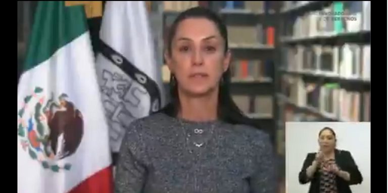 Sheinbaum exhorta a quedarse en casa