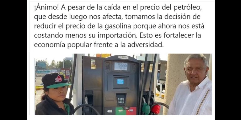 AMLO gasolina