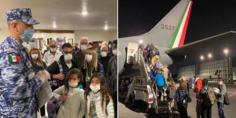 En avión de Fuerza Aérea regresan a su país mexicanos y argentinos