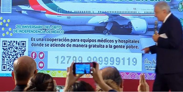 Cachito presidencial para equipo médico y hospitales