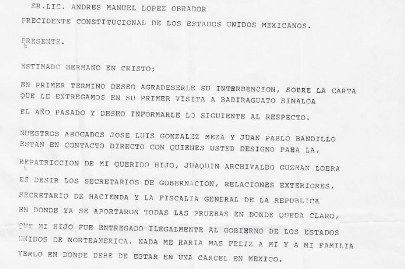 Madre de El Chapo a AMLO: me haría feliz verlo en una cárcel de México