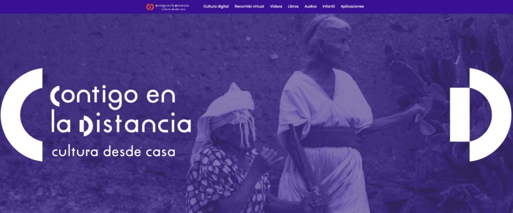 plataforma digital "Contigo en la distancia"
