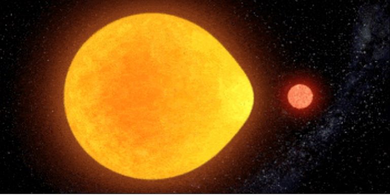 Científicos descubren estrella en forma de lágrima