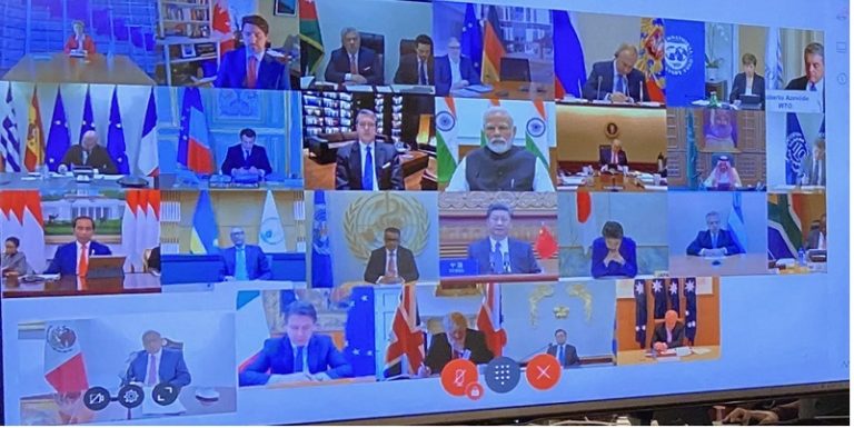 G20 rescate a economía
