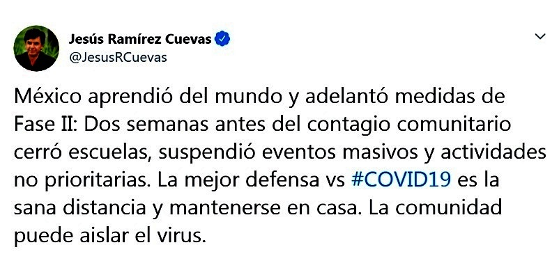 México adelanta medidas ante Covid