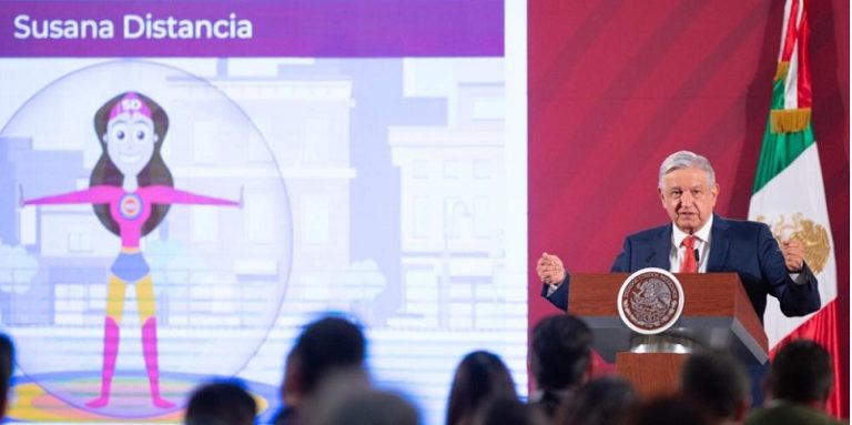 AMLO vigilará obra a sana distancia