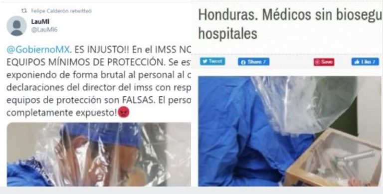 Calderón comparte foto falsa, en redes lo desmienten