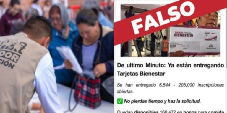 ¡Cuidado!, detectan estafa en página falsa de tarjetas 'Bienestar'
