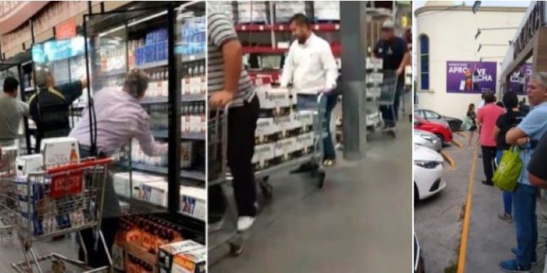 Empiezan las compras de pánico de cerveza en Nuevo Léon