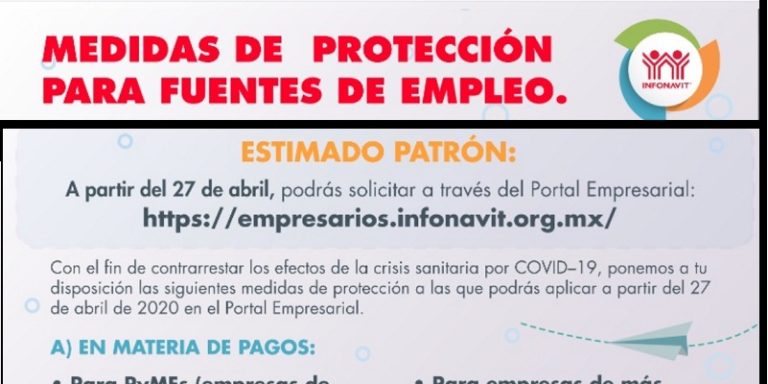 Infonavit establece prórrogas a pagos