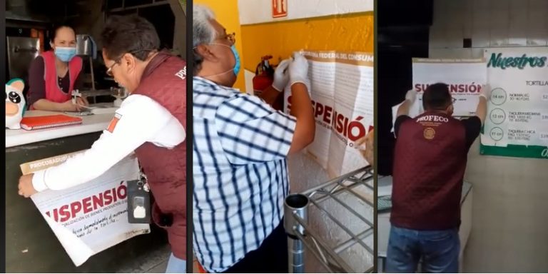 Profeco suspende tortillerías