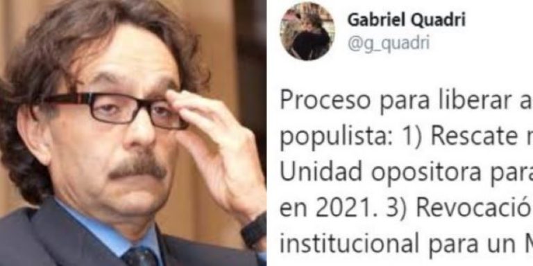 Se vuelcan contra Quadri tras propuesta para 'liberar a México''