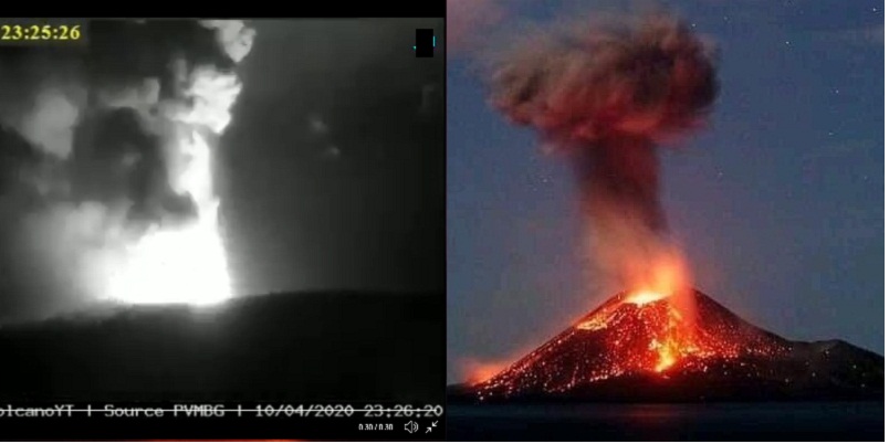 Volcanes: Indonesia y México