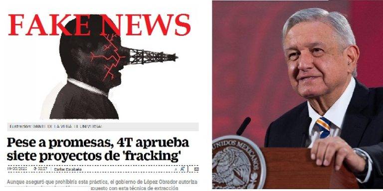 AMLO desmiente permisos para fracking