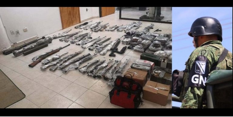 Incautan arsenal en Tamaulipas