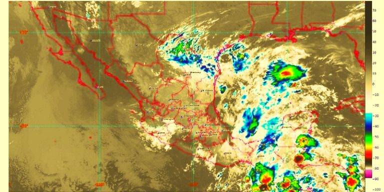 Fuertes vientos, lluvia y 9 entidades con mucho calor