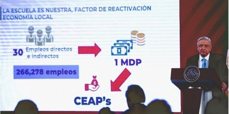 Obras en escuelas dentro de plan de reactivación económica