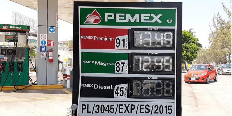 Precios gasolina, mayo del 2020