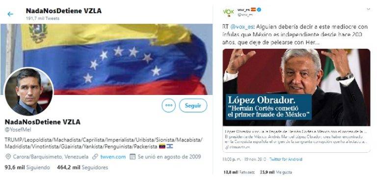 Las redes de la derecha vs AMLO