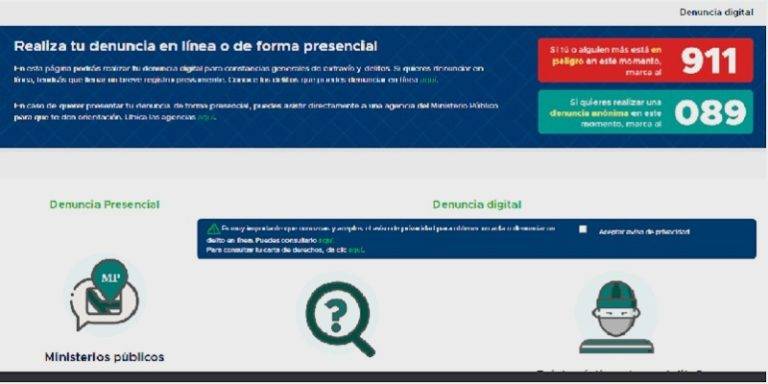 CDMX Denuncia digital en linea