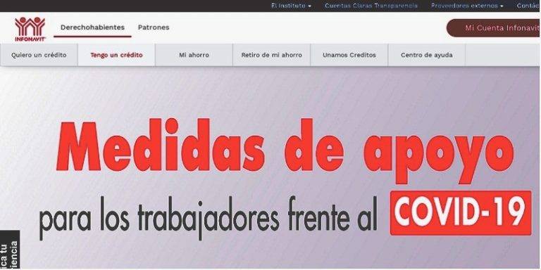 Infonavit, apoyos ante Covid