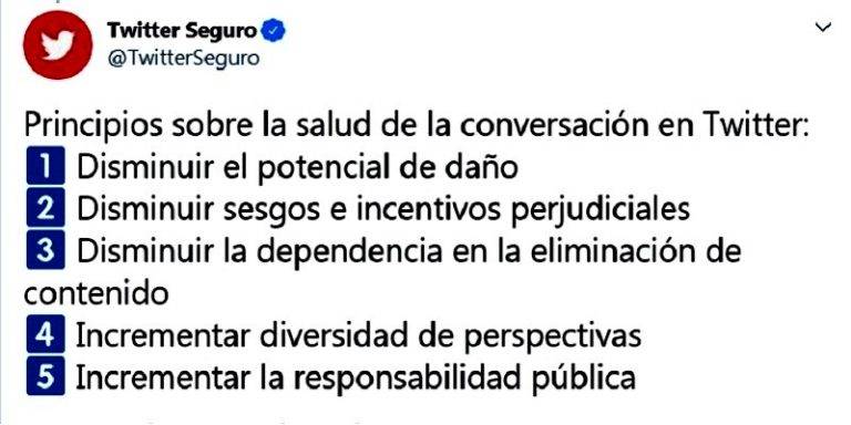 Twitter, reglas cívicas