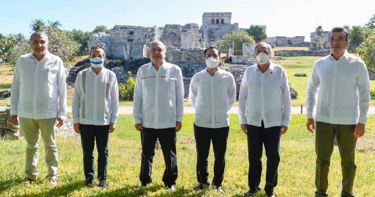 AMLO y estados del sureste firman Convenio de Ordenamiento Territorial