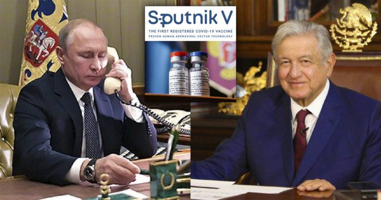 Concluye llamada de AMLO y Putin; Gatell asegurará Sputnik V pronto