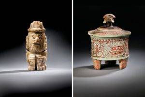 Subastarán en Francia 33 piezas de las culturas Azteca, Maya, Mixteca y Tolteca