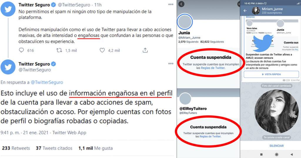 Twitter suspende cuentas pro AMLO injustificadamente; desata la ira de usuarios
