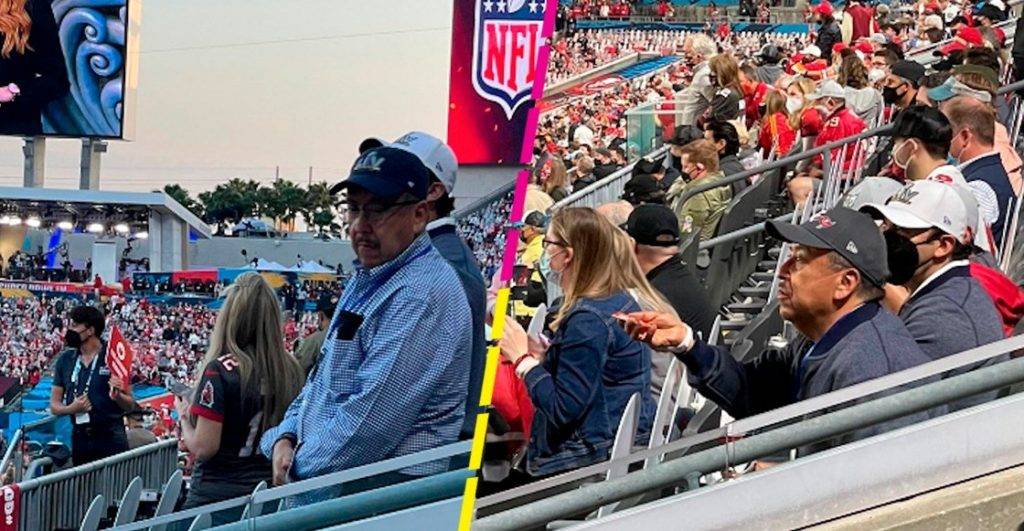 Funcionario del Edomex fue al Super Bowl; ahora no tiene chamba