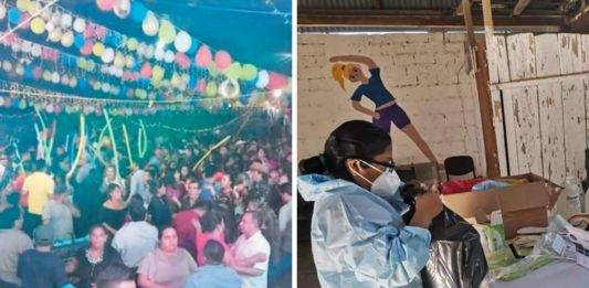 Fiesta masiva causa brote de Covid en Oaxaca