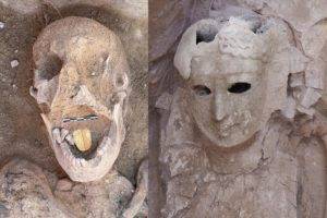 Descubren en Egipto momia de dos mil años de antigüedad con lengua de oro