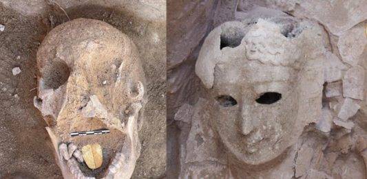 Descubren en Egipto momia de dos mil años de antigüedad con lengua de oro