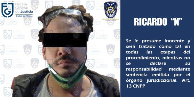 Rix fue detenido por tentativa de violación: FGJCDMX
